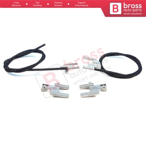Cables Bowden de Repuesto para Techo Solar Eléctrico BSR674, Izquierdo y Derecho, con Soporte Metálico y Bisagras para Megane MK1 S - Product Image 5
