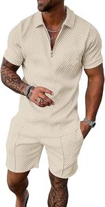 Conjunto de Camisa y Pantalones Cortos de Pana para Hombre, Verano, Logotipo Personalizado, Bloques de Color, Ropa Casual, Conjunto de 2 Piezas - Product Image 2