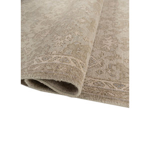 Tapis en laine noué à la main Erbe Blue, style classique, motif rectangulaire à médaillon, poils longs, pour salon, tapis faits main de Jaipur ZA-GS-22 - Product Image 2