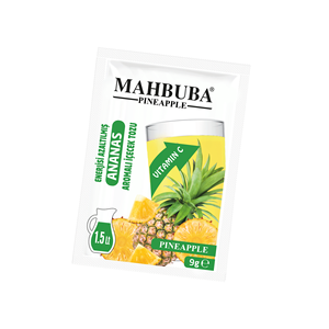 Poudre de boisson instantanée aromatisée à l'ananas Mahbuba, vitamine C de haute qualité, emballage en boîte de 9 g, boisson froide - Product Image 2
