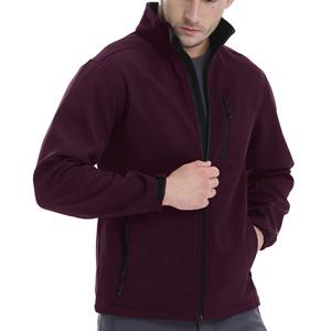 <b>Men's</b> Slim Fit Softshell Sports <b>Jacket</b> New Design Breathable Quick-Dry Windproof Canvas Fabric Stand Collar Windbreaker - Product Image 4