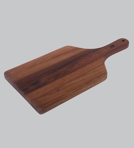 Nouveauté : Planche à découper en bois avec poignée, finition naturelle, planche à découper pour salade, articles de cuisine pour hôtel - Product Image 2