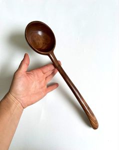 RUSTIC Natural Teak or Acacia Wooden <b>Kitchen</b> <b>Utensils</b> Set With Spoon Rest Wooden Cooking Spoons Set and <b>Utensils</b> <b>Holder</b> - Product Image 4