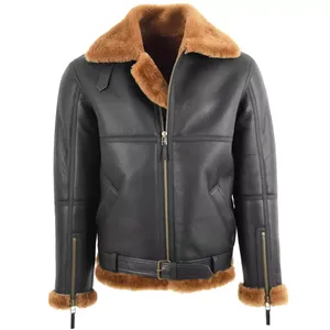 Chaqueta de cuero de motocicleta aprobada por la CE para todas las estaciones para hombre, chaqueta de motorista de calle alta con proceso de corte fino - Product Image 1
