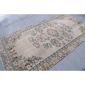 Tapis de 5,3 x 9,6 pieds, tapis turc vintage, tapis oriental brun - Product Image 4