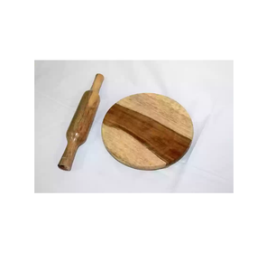 Rodillo de madera de acacia de alta calidad con alfombrilla de masa, tableros de pastelería, pieza seleccionada, producto de venta único - Product Image 3