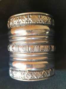 Joyería antigua Mujer Diseño de moda Top Latón Productos de metal Hecho a mano Moda Chapado en oro Brazalete de latón Estilo Ángel - Product Image 2