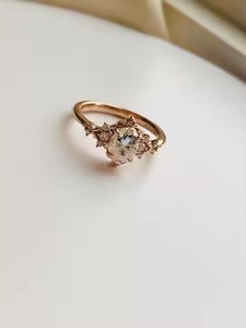 Anillo de diamante cultivado en laboratorio de corte ovalado, anillo de oro único de 14K para novia romántica, anillo de compromiso de fantasía caprichosa, joyería fina de oro - Product Image 6