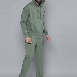 Vente en gros de survêtements pour hommes légers et respirants de qualité supérieure à séchage rapide vêtements de jogging 100% coton pour l'hiver motif solide - Product Image 5