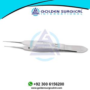เครื่องมือผ่าตัดจักษุวิทยา คีมคาสโตรเวียโฮ ขนาด 4 นิ้ว สำหรับเย็บขนาด 0.5 มม. แบบผูก 1x2 ผลิตจากสแตนเลสไมโคร จำหน่ายราคาส่ง - Product Image 4