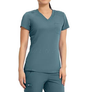 ชุดยูนิฟอร์มพยาบาลหญิงคุณภาพสูงระดับมืออาชีพ สวมใส่สบาย เหมาะสำหรับงานโรงพยาบาล งานด้านการดูแลสุขภาพประจำวัน - Product Image 2