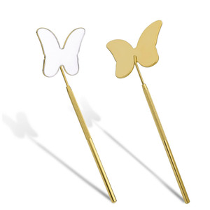 กระจกแต่งขนตาแบบพกพาขนาดเล็กสีทอง รุ่นปี 2026 โครงสแตนเลสสตีลเรืองแสง รูปทรงตามสั่ง คุณภาพดี ดีไซน์โดดเด่น ราคาขายส่ง - Product Image 1