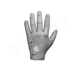 Guantes de golf de piel de oveja marrón de primera calidad Guantes de manos con logotipo personalizado Guantes de golf al por mayor - Product Image 2