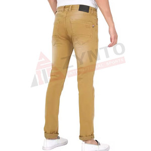 กางเกงยีนส์ดีไซน์ล่าสุด กางเกงยีนส์ลำลองขายส่ง กางเกงยีนส์น้ำหนักเบา - Product Image 4