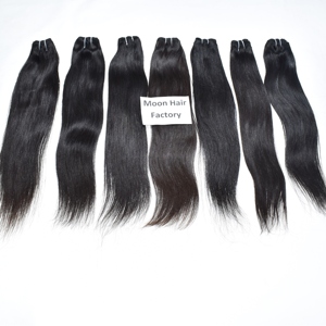 Cheveux indiens naturels de qualité export, 14 pouces, aspect naturel, noir, lisses, doux, soyeux, sans nœuds, pour femmes, disponibles à la vente - Product Image 4