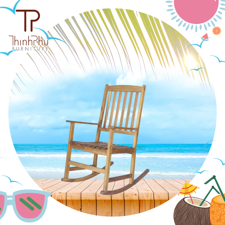 Vietnam Rocking Chair Garden Furniture Packing Pcs Natural Color Type