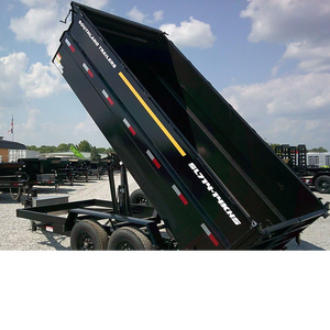 Heavy-Duty 14,000 Lbs (7 Tons) Farm Tractor <b>Trailer</b> Cheap Dump <b>Trailer</b> Reinforced Frame High-Performance Axles Core Gear - Product Image 2