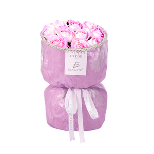 Bouquet Artigianale di Rose Eterne Profumate con Colori Sfumati per San Valentino - Product Image 2
