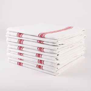 Vintage Strips Recycled Cotton <b>Kitchen</b> <b>Towel</b> in Red for Golf <b>Kitchen</b> Use - Product Image 3