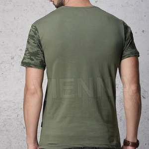 Camiseta de Hombre 100% Algodón, Personalizable al por Mayor (OEM/ODM), Lisa, de Alta Calidad, con Impresión de Logotipo Personalizado - Product Image 3