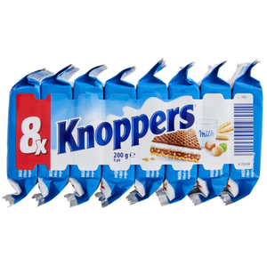 Knoppers CoconutBar 12x200g, Galletas Crujientes con Crema de Avellanas, Sabor Chocolate, en Caja, Empaquetado en Bolsa, Certificado Halal - Product Image 4