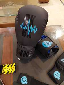 Custom Professional PVC Cowhide Leather Boxing <b>Gloves</b> for Gym Training Kickboxing Sparring-<b>Moisture</b> Wicking 8oz-16oz Sizes - Product Image 6