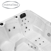 Nouveau Monalisa économique populaire loisirs de plein air Massage automatique de l'air Whirlpool Hot Tubs Spa