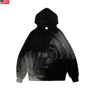 INDEX Men's Oversized <b>Tie</b>-<b>Dye</b> Hooded Sweatshirt Regular Fit Casual Autumn Knitted Polyester <b>Hoodie</b> with Pocket - Product Image 1