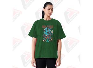 เสื้อยืดผ้ายีนส์ผ้ายีนส์ผ้าลูกฟูกสำหรับผู้หญิงทันสมัยทันสมัยทันสมัยผ้าลินินเป็นมิตรต่อสิ่งแวดล้อมผ้าปะติดลูกปัด - Product Image 3