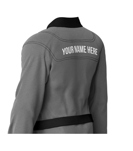 Kimono de Jiu-Jitsu Brésilien Noir Personnalisé avec Broderie Frontale – Respirant, Séchage Rapide, Unisexe, Vêtement d'Arts Martiaux - Product Image 6