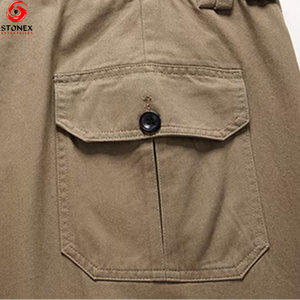 Pantalon cargo pour homme de haute qualité, léger, décontracté, confortable, au meilleur design, nouvelle arrivée, impression de logo personnalisée, 4 poches sur le devant, 100% - Product Image 6