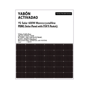 Panneau solaire monocristallin PERC YS Solar 600W avec certificat TUV - Product Image 2