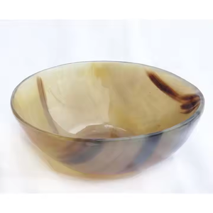 Haute qualité à des prix bon marché fabricants et exportateurs en gros bol en corne de buffle fait à la main par l'artisanat en croissant - Product Image 1