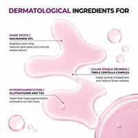 Sérum Visage Éclaircissant et Anti-Taches à 20% de Niacinamide, Glutathion et Acide Tranexamique pour Peaux Sensibles – Marque Blanche