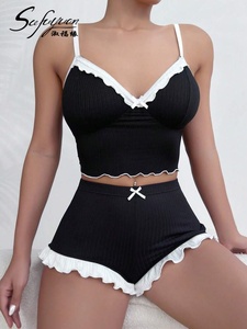 Bộ đồ ngủ bán chạy Sfy-y5163, đồ ngủ ngắn, áo ngủ nữ, bộ đồ ngủ hai mảnh, đồ mặc nhà, bộ đồ lót nữ - Product Image 5