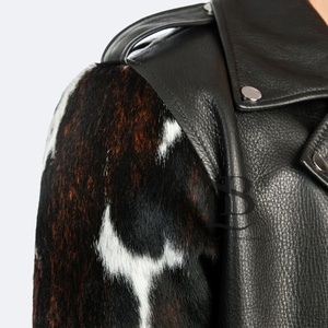 Vêtements pour hommes veste en cuir de vachette pour hommes dernier style pour vêtements d'hiver veste en cuir de vachette pour hommes prix bon marché - Product Image 2