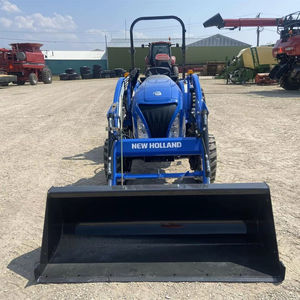 รถแทรกเตอร์ฟาร์ม 25 แรงม้า ขับเคลื่อน 4 ล้อ ใหม่ - รถแทรกเตอร์ New Holland Workmaster 25S พร้อมที่ตักด้านหน้า มีสินค้าในสต็อก - Product Image 1