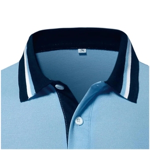Nueva llegada mejor moda de manga corta hombres Polo camisa nueva calidad poliéster/algodón hombres Polo camiseta - Product Image 6