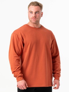 <b>Orange</b> Hoodies Winter and Autumn Style Casual American Trend Retro Washed and Faded Zipper Style Casual <b>Men's</b> <b>Hoodie</b> - Product Image 4