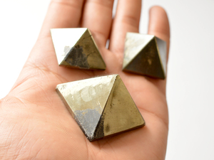 Puntero de pirámide de cristal de pirita, cristal curativo, piedra de protección potente, tontos, piedra Natural de oro tallada, pirita Druzy pulida - Product Image 6
