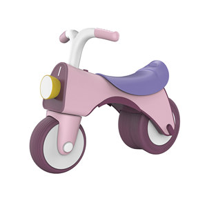 ROBINCOOL. <b>Pink</b> Ride-On <b>Balance</b> <b>Bike</b> for Kids 55 X 28 X 41 with Light and Sound Effects - Product Image 1