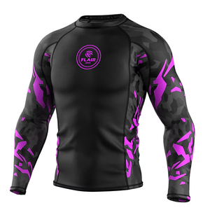 Rashguard Profesional Unisex para MMA, 100% Poliéster, Transpirable, de Secado Rápido, Antibacterial, Ropa Deportiva para Todos los Deportes al Aire Libre - Product Image 4