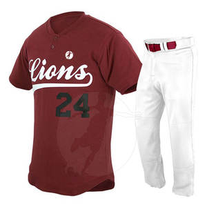 Uniforme de Béisbol Personalizado de Primera Calidad, Ropa Deportiva con Logotipo Personalizado, Transpirable, de Secado Rápido, Unisex, para Adultos y Tallas Grandes - Product Image 2