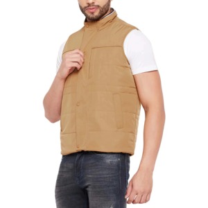 Chaleco Casual de Lona para Hombre, de la Mejor Fabricación, con Cuello Grueso, Cortavientos, Cálido, Totalmente Personalizable, de Primera Calidad, para Exteriores - Product Image 4