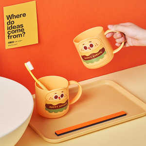 Gobelet à brosse à dents en forme de hamburger, design dessin animé Snack Squad, pour les occasions festives - Product Image 6