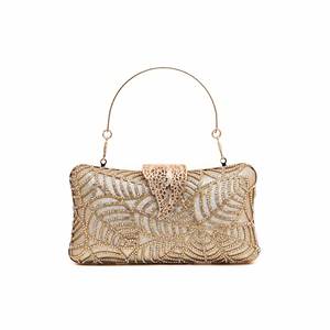 Embrague nupcial dorado P15266 enaguas elegantes para novias - Product Image 1