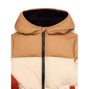 เสื้อโค้ทขนเป็ดสำหรับเด็กกันหนาวแจ็คเก็ตกันหนาวมีซิปและฮู้ดสำหรับอากาศหนาวโลโก้ตามสั่ง - Product Image 3