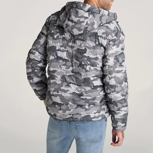 Custom Design Premium Quality Puffer Jackets Zipper Floral Lightweight Breathable Loose Fit Reversible Washed <b>Canvas</b> Sublimation - Product Image 2