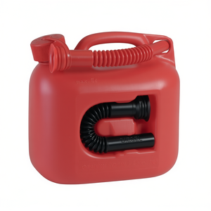 Bidon de carburant diesel rouge premium HNERSDORFF 5L avec 2 becs verseurs Dimensions L265xW147xH247mm - Product Image 3