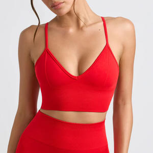 Soutien-gorge de sport confortable à fort impact avec dos réglable et fermeture à glissière pour le yoga et la salle de sport - Product Image 5